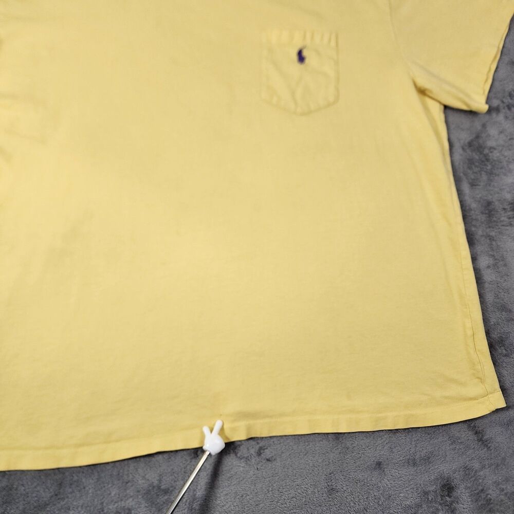 Polo Ralph Lauren Crewneck T Shirt Men's XL Classic Fit Blue Pony Logo Pocket - Picture 7 of 10